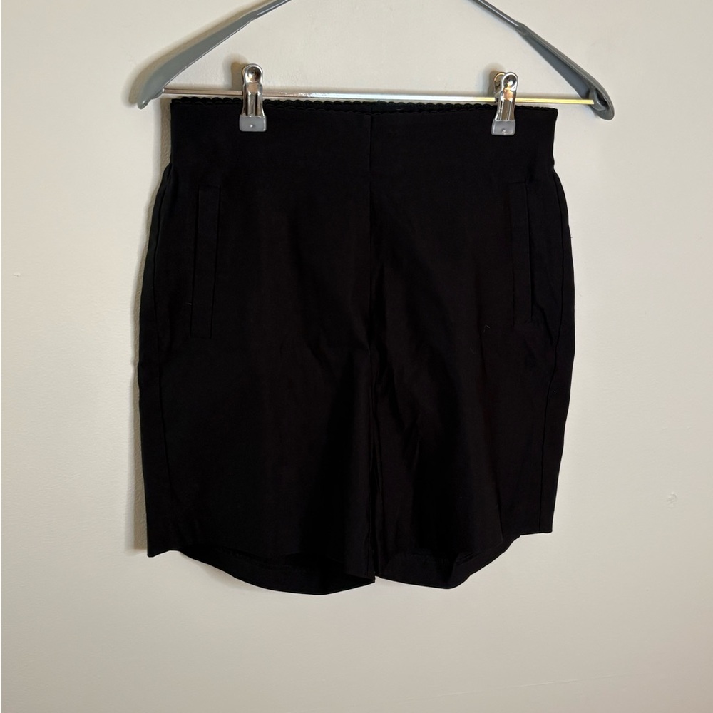 Elle Women's High Waist Black Shorts Size Small Soft preppy party classic